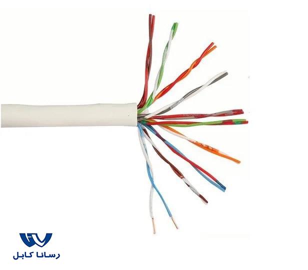 کابل تلفن ۱۰ زوج ۰۶ هوایی رسانا کابل